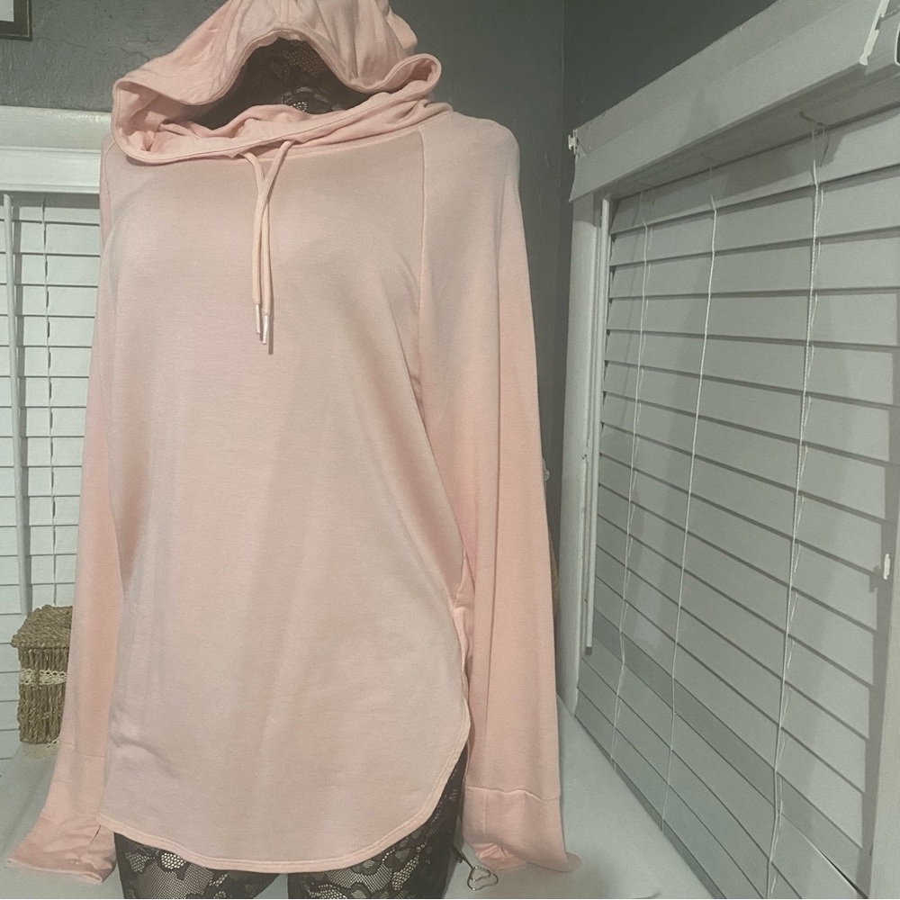 Athletic pink long sleeve tee